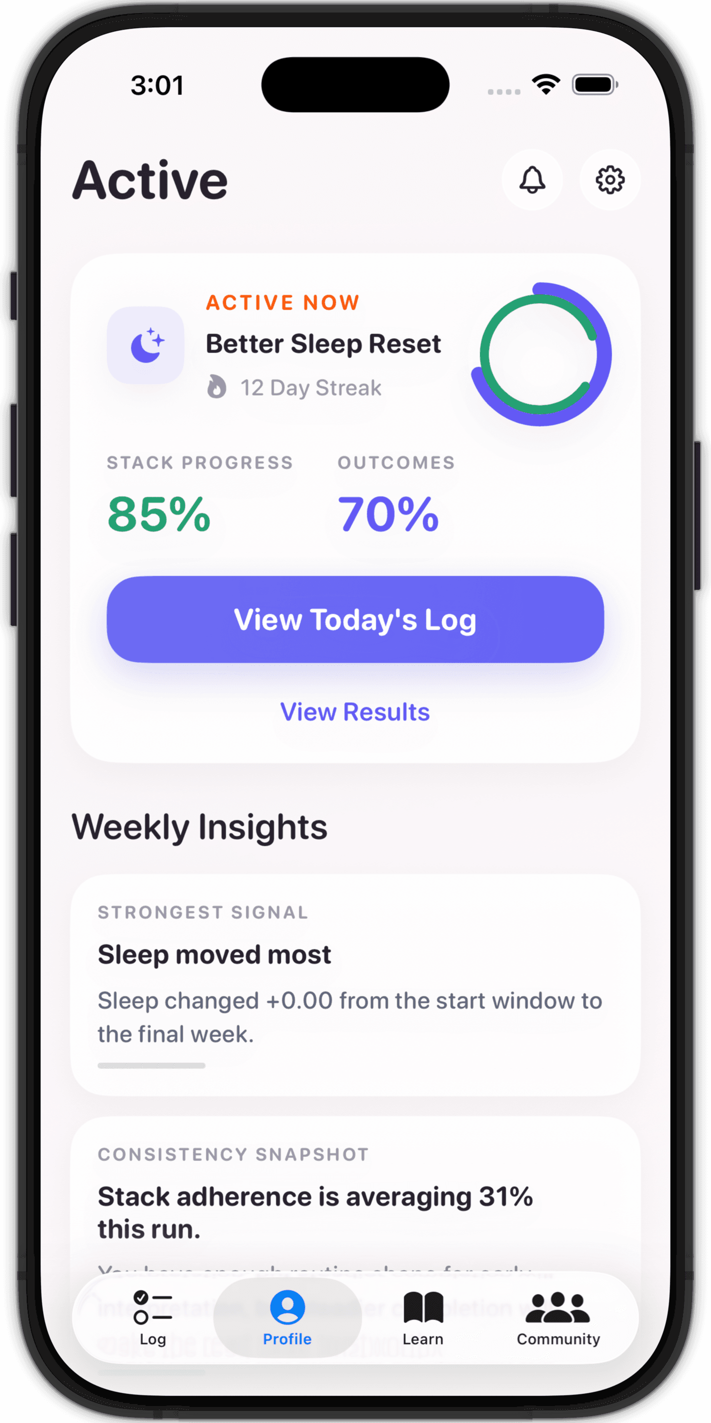 Ovelia app screenshot